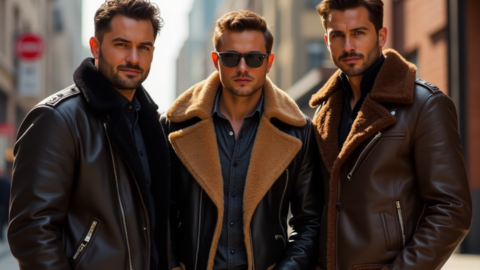 Why a Men’s Shearling Jacket Is the Perfect Winter Wardrobe Essential