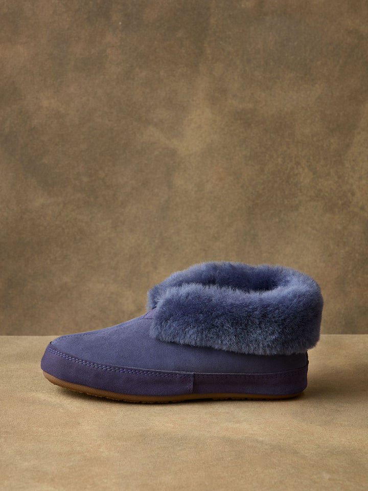 Real Suede Sheepskin Fur Slippers for Women