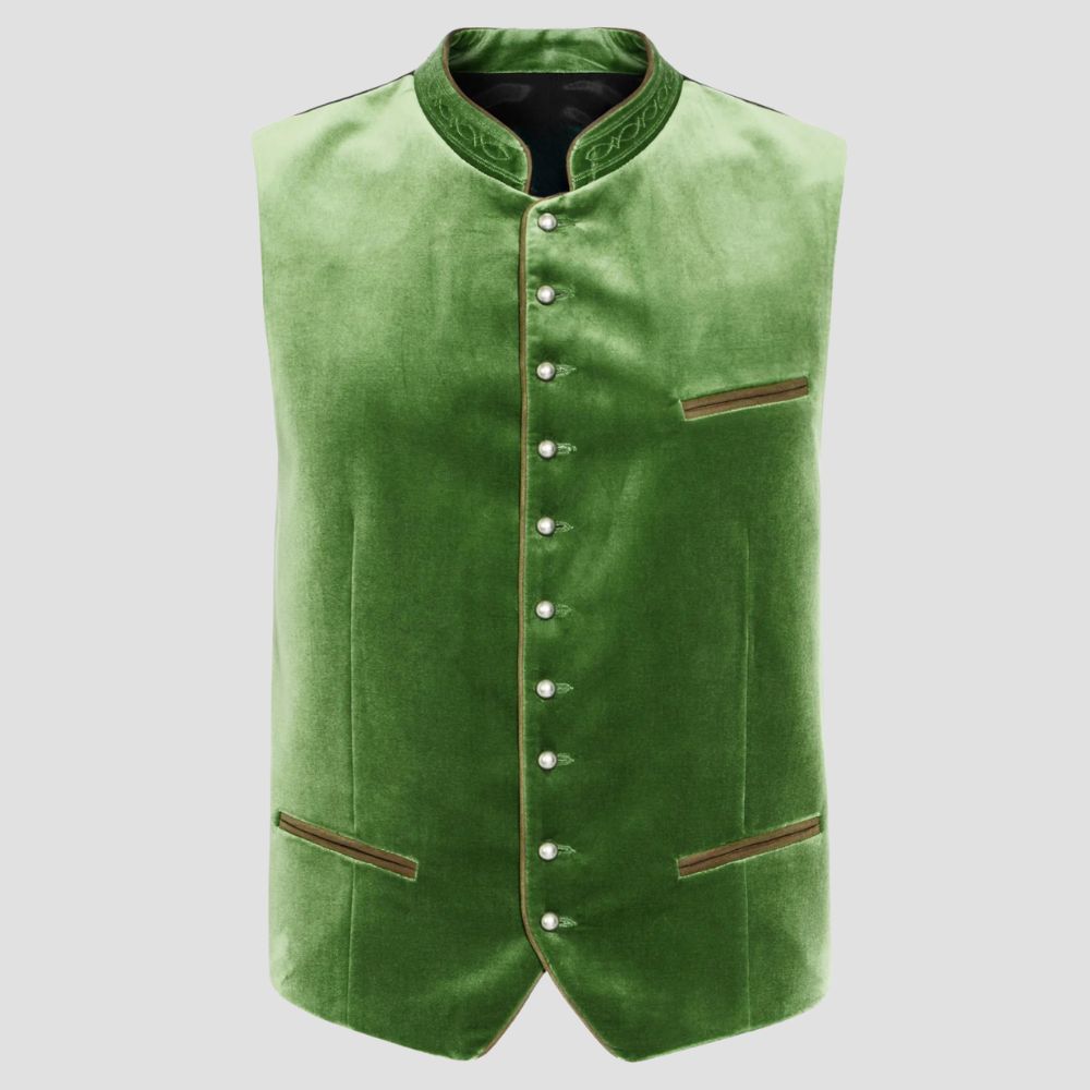 Celebrate festivals in style without breaking the bank with this affordable men’s traditional Trachten vest.
