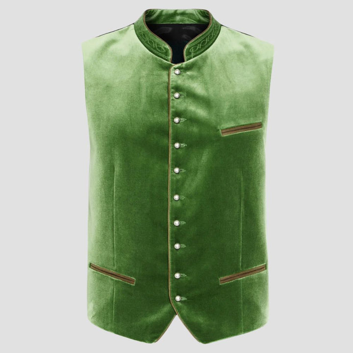 Celebrate festivals in style without breaking the bank with this affordable men’s traditional Trachten vest.