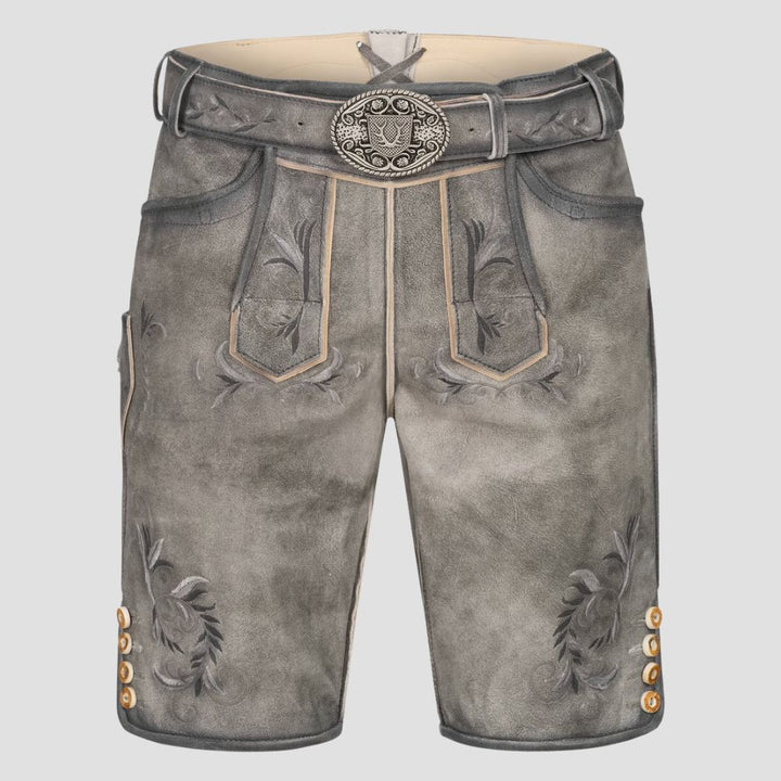 Add a touch of elegance to your wedding or celebration with these stylish men’s suede Lederhosen, designed for special occasions.