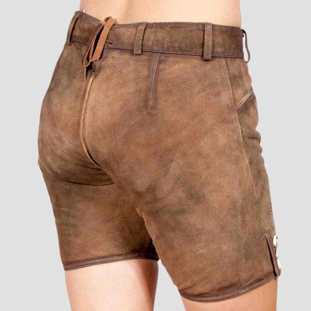 Enjoy German festivals in comfort with these women’s lederhosen. Made from soft materials, they offer a traditional look with modern comfort for festive events.