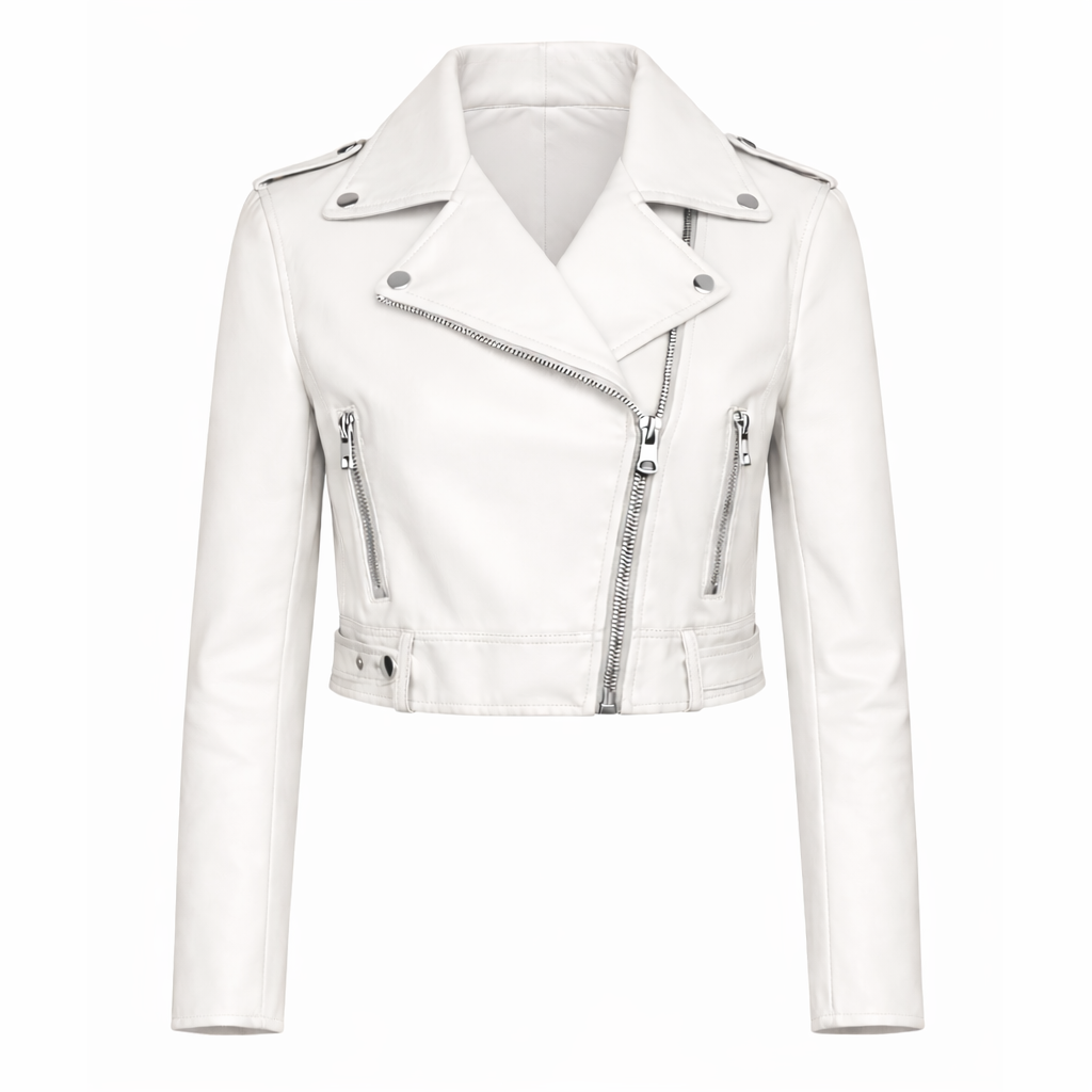 Premium gold metallic crocodile leather jacket with bold design