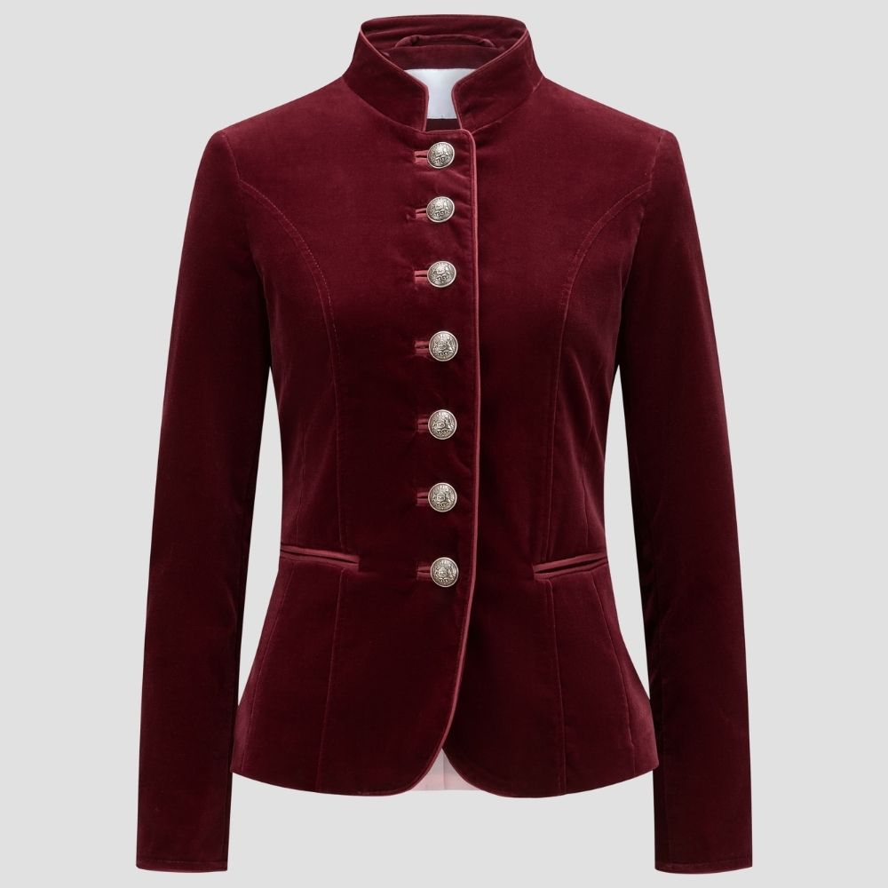 Shop traditional women’s velvet Trachten jacket for Oktoberfest. Combining luxurious velvet with classic Bavarian design, this jacket is perfect for festive celebrations.