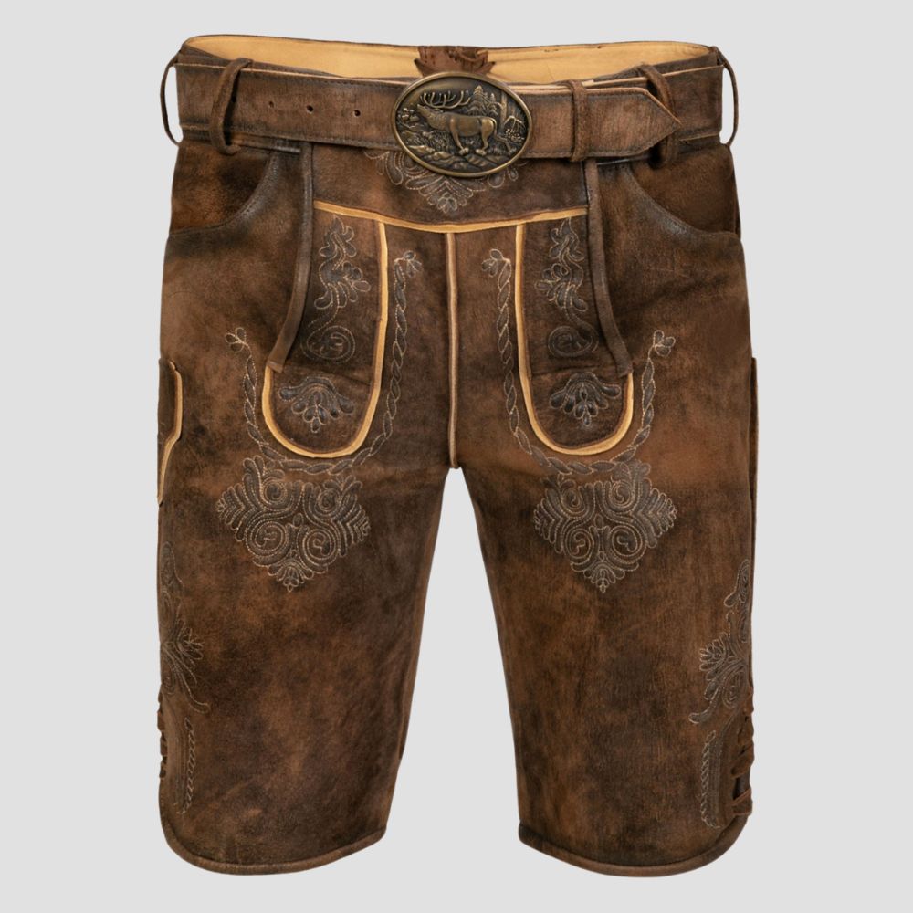 Celebrate in style with these high-quality Bavarian Lederhosen, perfect for cultural gatherings and traditional events.