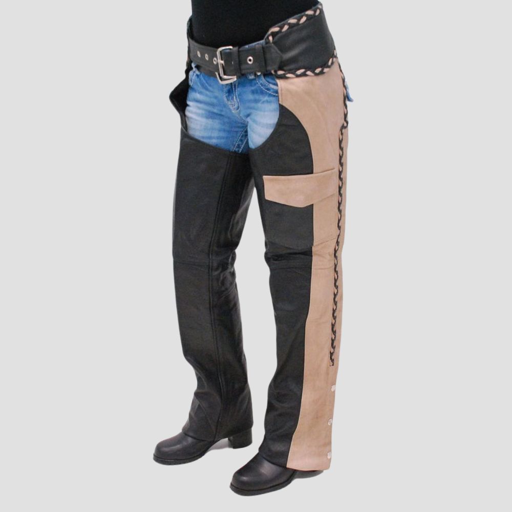 Designed for the modern cowboy, these leather fringe chaps offer unbeatable comfort and authentic western flair.