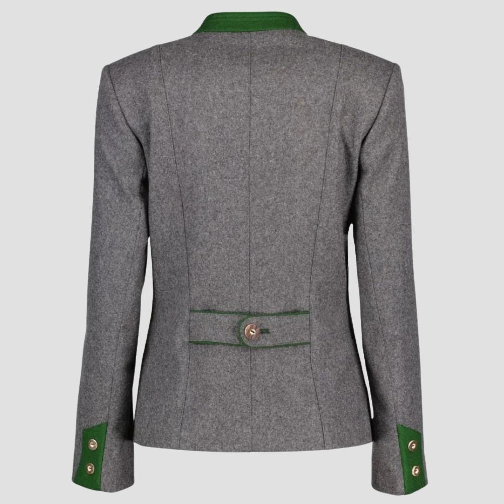 Shop this premium women’s Trachten jacket for your next traditional festival. Combining high-quality materials with a classic Bavarian design, it’s perfect for making a statement.

