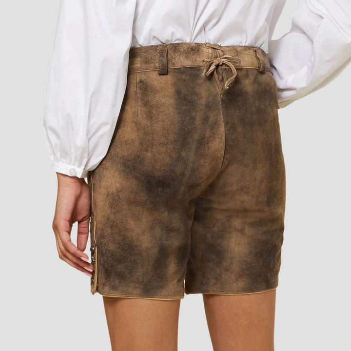Celebrate your roots in style with these authentic embroidered Lederhosen, designed for German cultural and heritage festivals.