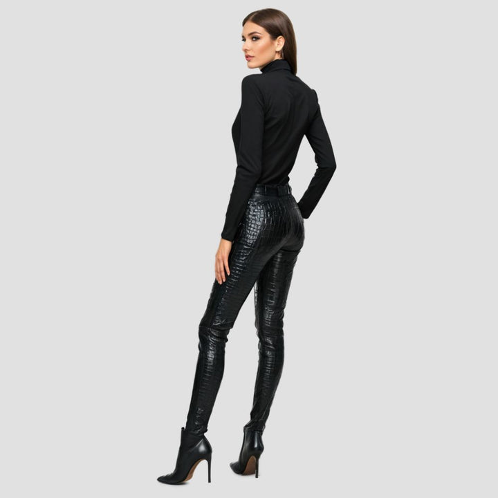 These pants are a game-changer! I feel so stylish and bold every time I wear them.