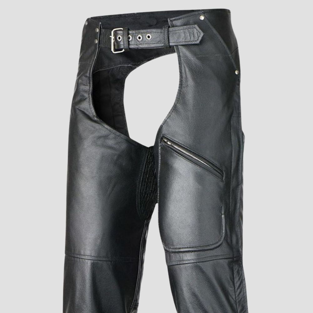 Step out in style with these bold assless chaps, designed for women who aren&
