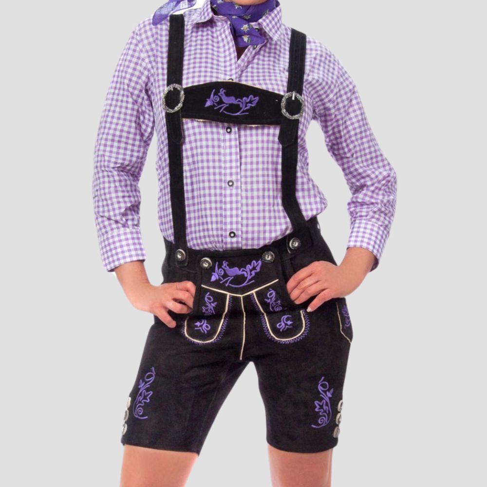 Shop these stylish women’s lederhosen for Oktoberfest 2025. Perfectly blending tradition and modern flair, they offer a chic look for the festive celebration.