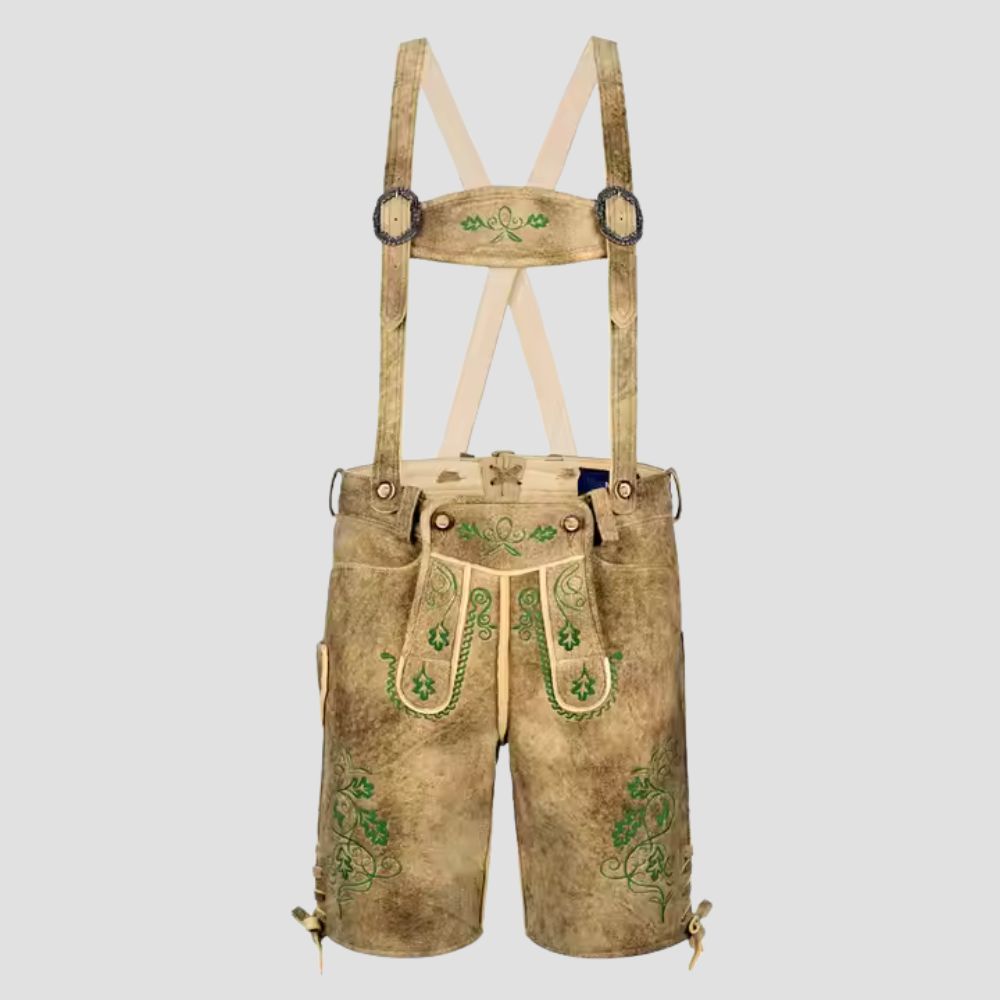 These top-quality Lederhosen are designed for men who value tradition and style during festive fall celebrations.