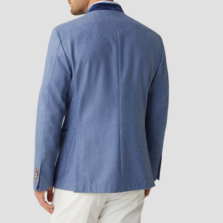 Authentic Navy Blue Trachten Coat for Oktoberfest Events