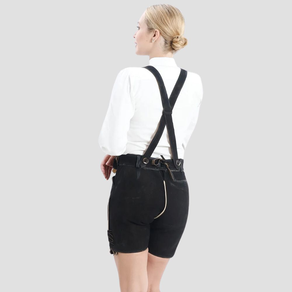 Shop these comfortable women’s lederhosen, perfect for Bavarian events. Designed with style and ease of movement in mind, they’re ideal for cultural celebrations.