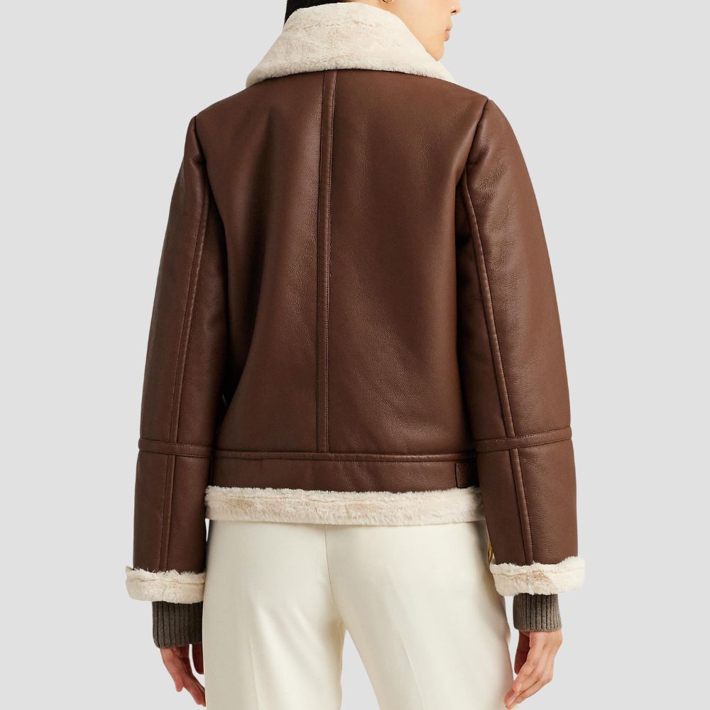 Make a lasting impression with a vintage-inspired women’s fur leather jacket. Its timeless design combines classic leather with luxurious fur for a bold, chic look.