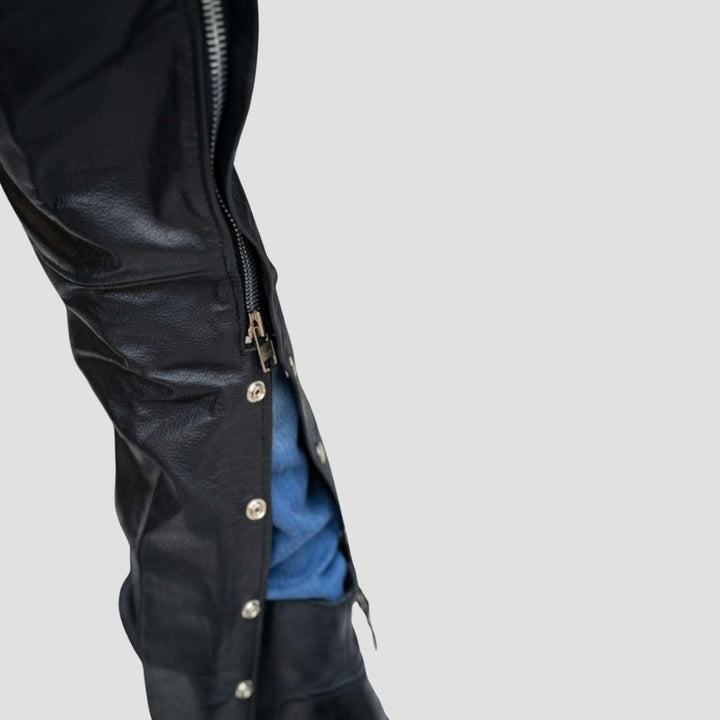 Empower your fashion with these daring assless chaps for women. Ideal for creating standout looks, these chaps are designed to highlight your bold, confident style.