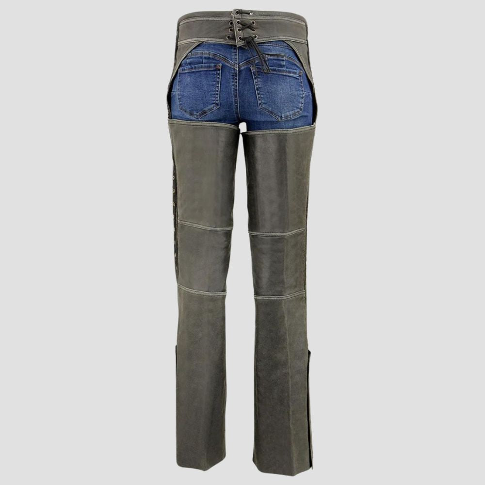 Stay stylish and comfortable on your rides with these high-quality women’s chaps.