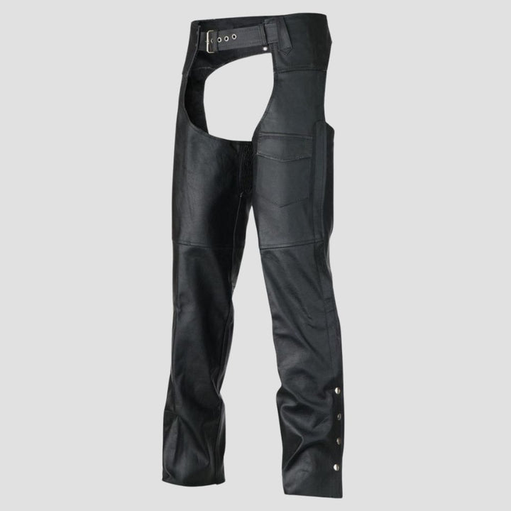 Add an edgy touch to your wardrobe with these stylish assless chaps. Crafted for women who aren&
